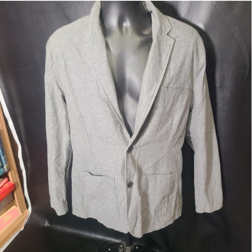 Vintage 90s the gap gray button-down blazer size medium